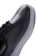Men's Black Leather Sneaker | Derimod Men's Black Leather Sneaker | Derimod