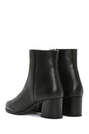 Women's Black Zippered Heeled Boots | Derimod Women's Black Zippered Heeled Boots | Derimod