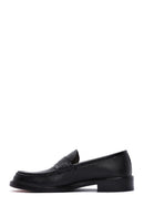 Erkek Siyah Deri Klasik Loafer | Derimod Erkek Siyah Deri Klasik Loafer | Derimod