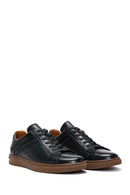 Men's Green Leather Sneaker | Derimod Men's Green Leather Sneaker | Derimod