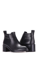 Heeled Women's Leather Boots | Derimod Heeled Women's Leather Boots | Derimod