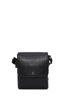 Male Black Leather Messenger Bag | Derimod Male Black Leather Messenger Bag | Derimod