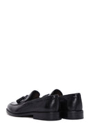 Men's Black Leather Tasseled Classic Loafer | Derimod Men's Black Leather Tasseled Classic Loafer | Derimod
