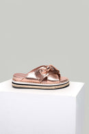 Rose Gold Women's Slippers | Derimod Rose Gold Women's Slippers | Derimod