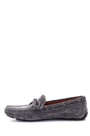 Erkek Gri Süet Deri Casual Loafer | Derimod Erkek Gri Süet Deri Casual Loafer | Derimod