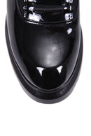 Patent Leather Detailed Women's Boots | Derimod Patent Leather Detailed Women's Boots | Derimod