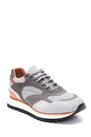 Erkek Deri Süet Detaylı Sneaker | Derimod Erkek Deri Süet Detaylı Sneaker | Derimod