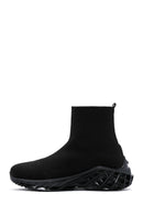 Kadın Siyah Kalın Tabanlı Bilekli Sneaker | Derimod Kadın Siyah Kalın Tabanlı Bilekli Sneaker | Derimod