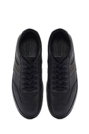 Men's Black Lace-up Leather Casual Shoes | Derimod Men's Black Lace-up Leather Casual Shoes | Derimod