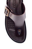 Men's Leather Flip Flops | Derimod Men's Leather Flip Flops | Derimod
