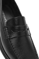 Men's Black Leather Casual Loafer | Derimod Men's Black Leather Casual Loafer | Derimod