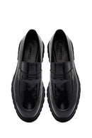 Erkek Siyah Deri Klasik Loafer | Derimod Erkek Siyah Deri Klasik Loafer | Derimod