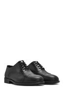 Men's Black Laced Leather Classic Shoes | Derimod Men's Black Laced Leather Classic Shoes | Derimod