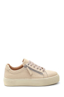 Women's Leather Zipper Sneaker | Derimod Women's Leather Zipper Sneaker | Derimod