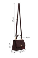 Woman Burgundy Long-Strap Shoulder Bag | Derimod Woman Burgundy Long-Strap Shoulder Bag | Derimod