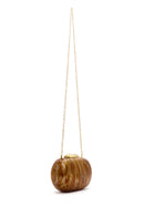 Women's Brown Long Chain Strap Mini Box Clutch Bag | Derimod Women's Brown Long Chain Strap Mini Box Clutch Bag | Derimod