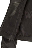 Victoria Woman Black Short Leather Jacket | Derimod Victoria Woman Black Short Leather Jacket | Derimod