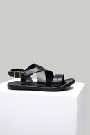 Black Men's Leather Sandals | Derimod Black Men's Leather Sandals | Derimod
