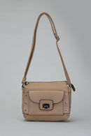 Women's Crossbody Bag with Metal Detail | Derimod Women's Crossbody Bag with Metal Detail | Derimod