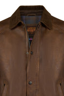 Windsor Male Mustard Suede Jacket | Derimod Windsor Male Mustard Suede Jacket | Derimod