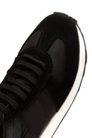 Erkek Siyah Süet Detaylı Sneaker | Derimod Erkek Siyah Süet Detaylı Sneaker | Derimod