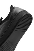Men's Black Lace-up Leather Sneaker | Derimod Men's Black Lace-up Leather Sneaker | Derimod