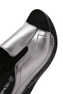 Women's Gray Thick Soled Comfort Slippers | Derimod Women's Gray Thick Soled Comfort Slippers | Derimod