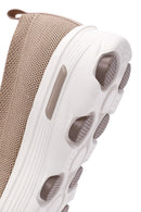 Derimod Zero Women's Beige Fabric Casual Sneakers | Derimod Derimod Zero Women's Beige Fabric Casual Sneakers | Derimod