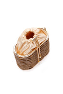 Women's Gold Stone Handbag | Derimod Women's Gold Stone Handbag | Derimod