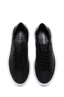 Kadın Siyah Deri Sneaker | Derimod Kadın Siyah Deri Sneaker | Derimod