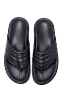 Men's Leather Slippers | Derimod Men's Leather Slippers | Derimod