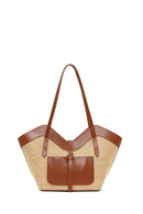 Woman Taba Wicker Shoulder Bag | Derimod Woman Taba Wicker Shoulder Bag | Derimod