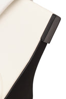 Woman White Wedge Heel Boot | Derimod Woman White Wedge Heel Boot | Derimod