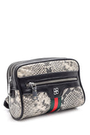 Women's Crocodile Pattern Waist Bag | Derimod Women's Crocodile Pattern Waist Bag | Derimod