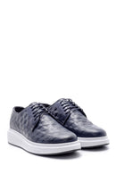 Men's Printed Leather Sneaker | Derimod Men's Printed Leather Sneaker | Derimod