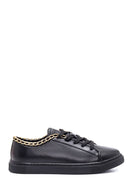 Kadın Deri Zincirli Sneaker | Derimod Kadın Deri Zincirli Sneaker | Derimod