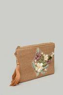 Beige Knitted Fabric Women's Portfolio | Derimod Beige Knitted Fabric Women's Portfolio | Derimod