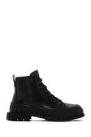 Camper Women's Black Pix Leather Boots | Derimod Camper Women's Black Pix Leather Boots | Derimod