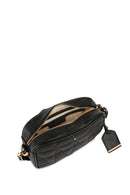 Geox Women's Black Narcisia Leather Shoulder Bag | Derimod Geox Women's Black Narcisia Leather Shoulder Bag | Derimod