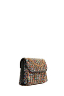 Women's Multicolored Long Chain Strap Stone-Embellished Evening Shoulder Bag | Derimod Women's Multicolored Long Chain Strap Stone-Embellished Evening Shoulder Bag | Derimod