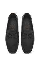 Men's Black Buckled Leather Loafer | Derimod Men's Black Buckled Leather Loafer | Derimod