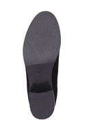 Women's Suede Heeled Leather Boots | Derimod Women's Suede Heeled Leather Boots | Derimod