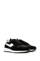 Men's Black Lace-up Leather Sneaker | Derimod Men's Black Lace-up Leather Sneaker | Derimod