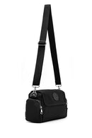 Women's Black Fabric Crossbody Bag | Derimod Women's Black Fabric Crossbody Bag | Derimod