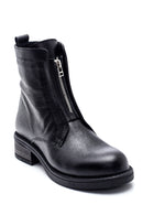 Women's Leather Zipper Detailed Boots | Derimod Women's Leather Zipper Detailed Boots | Derimod