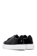 Kadın Siyah Rugan Kalın Tabanlı Sneaker | Derimod Kadın Siyah Rugan Kalın Tabanlı Sneaker | Derimod
