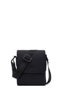 Male Black Long-Strap Leather Messenger Bag | Derimod Male Black Long-Strap Leather Messenger Bag | Derimod