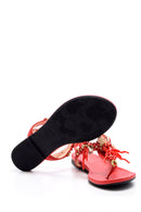 Women's Shell Detailed Sandals | Derimod Women's Shell Detailed Sandals | Derimod