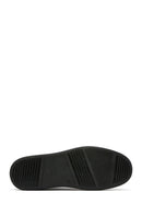 Men's Black Lace-up Leather Sneaker | Derimod Men's Black Lace-up Leather Sneaker | Derimod