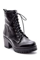 Women's Leather Heeled Boots | Derimod Women's Leather Heeled Boots | Derimod